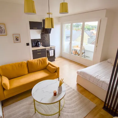 La Duche - Neuf Central, Calme, Vue Sur Les Toits De Et Parking, Intendance Luxury Host 아파트 *